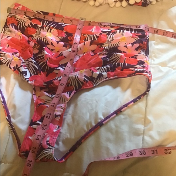 Heat Move XXL floral 2-piece plus size Tankini NWT - Picture 4 of 6